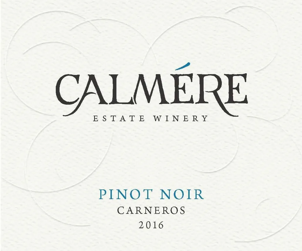 Carneros Pinot Noir Bottle
