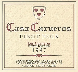 Estate Bottled Los Pinot Noir Valley Bottle