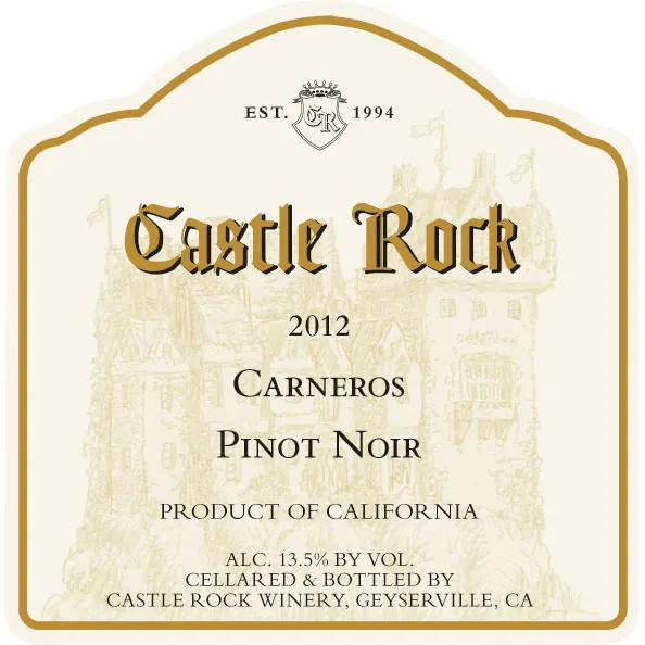 Castle Rock Carneros Pinot Noir Bottle