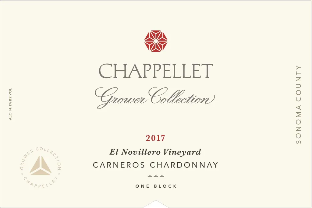 Grower Collection El Novillero Vineyard Chardonnay Bottle