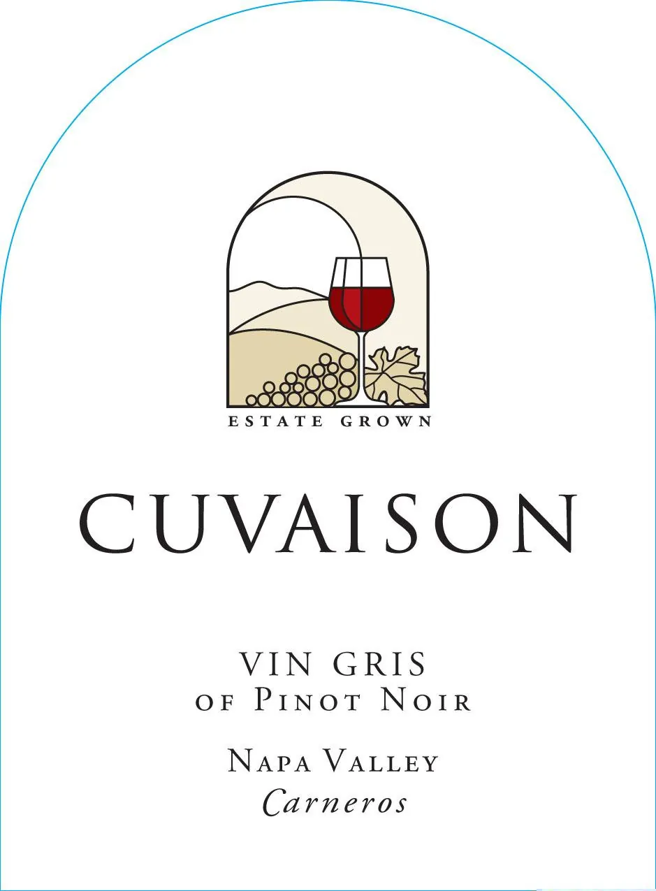 Vin Gris of Pinot Noir Bottle