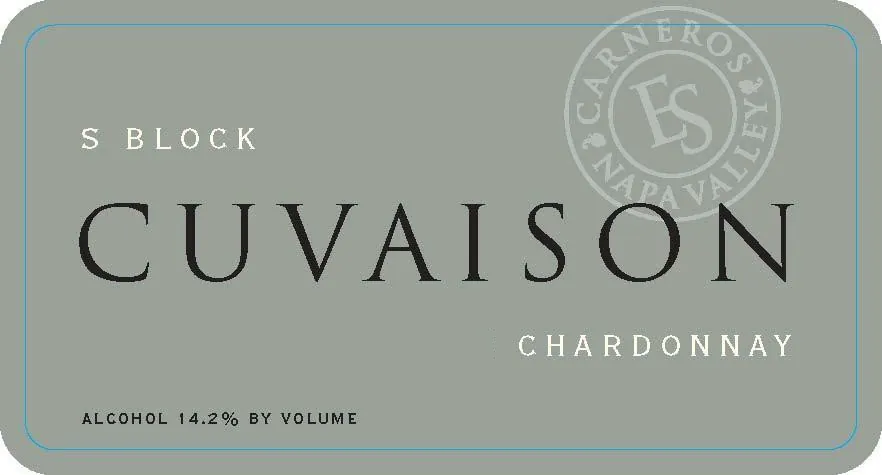 S Block Chardonnay Bottle