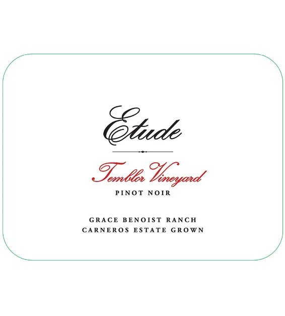 Estate Grace Benoist Ranch Temblor Vineyard Pinot Noir Bottle
