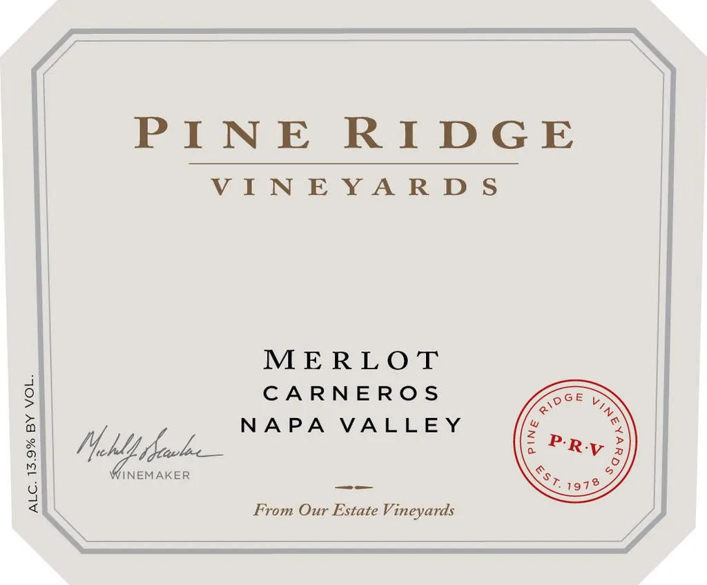 Carneros Merlot Bottle