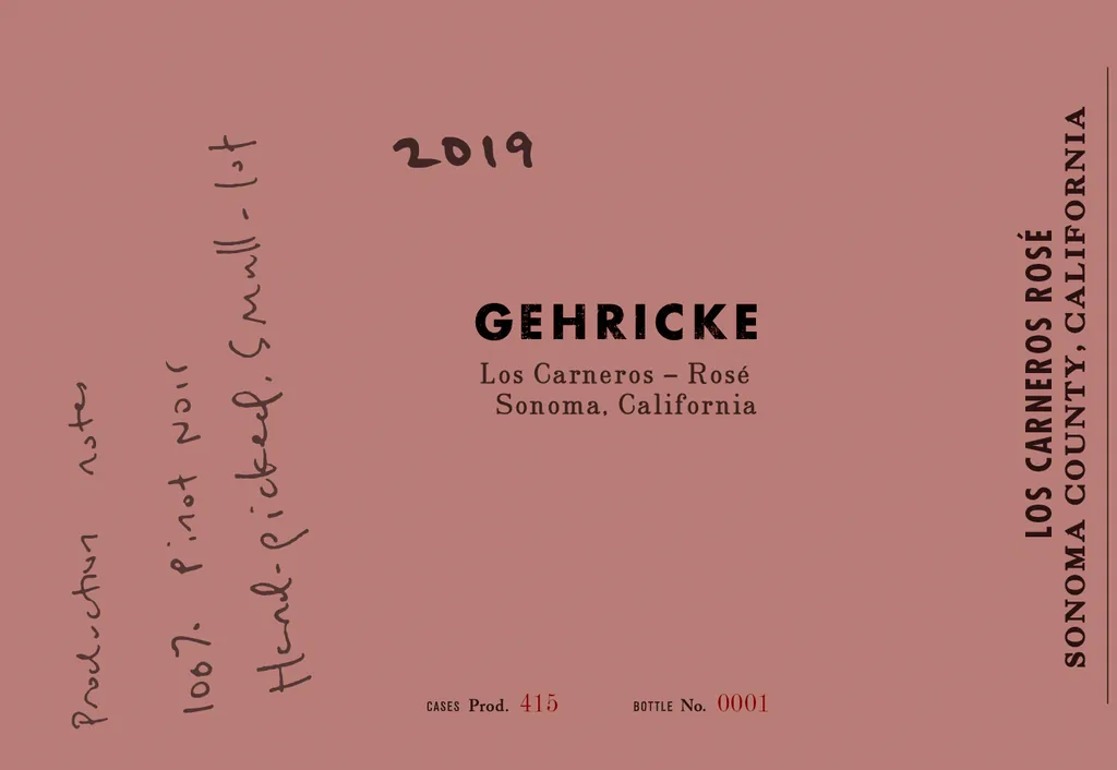 Los Carneros Rose Bottle