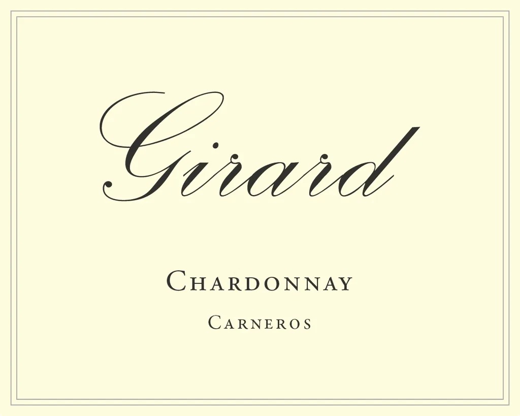 Carneros Chardonnay Bottle