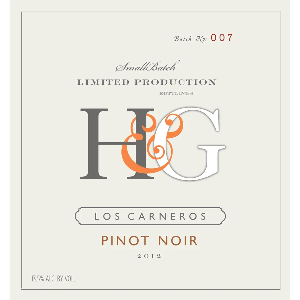 Los Carneros Pinot Noir Bottle