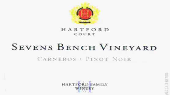 Sevens Bench Vineyard Pinot Noir Bottle