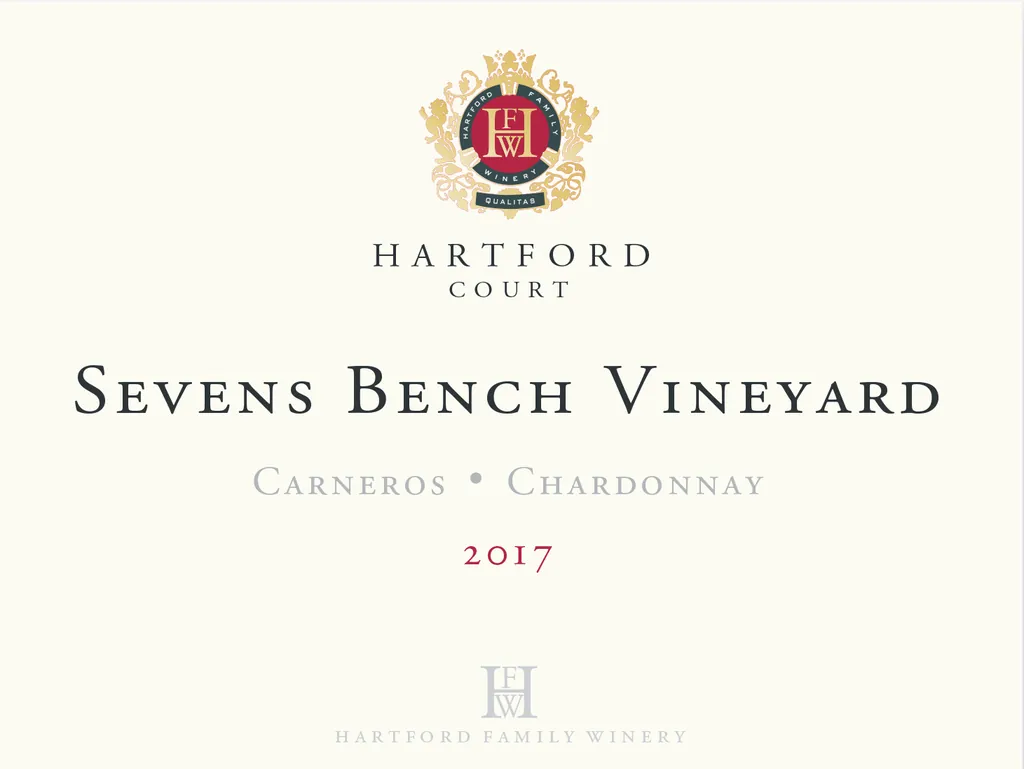 Sevens Bench Vineyard Chardonnay Bottle
