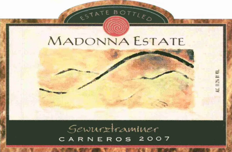 Gewurztraminer Bottle
