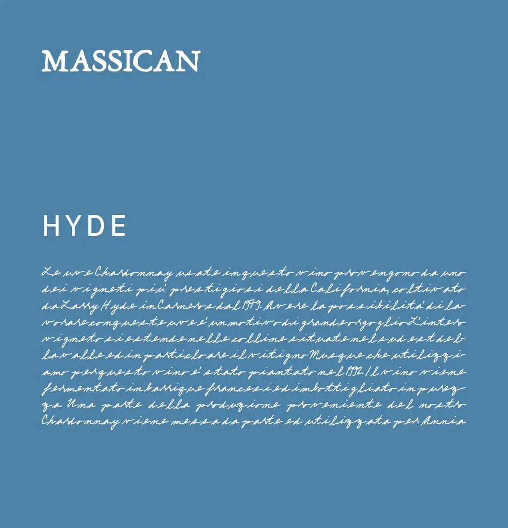 Hyde Vineyards Chardonnay Bottle