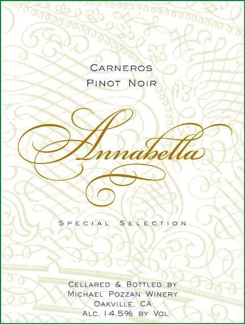 Annabella Pinot Noir Bottle
