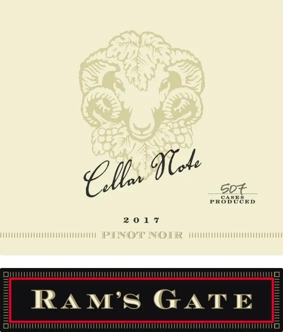 Cellar Note Pinot Noir Bottle