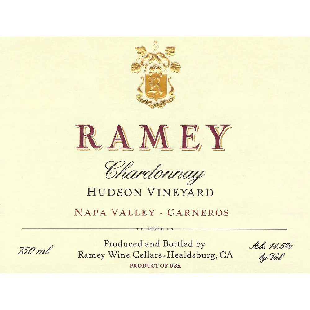 Hudson Vineyard Chardonnay Bottle
