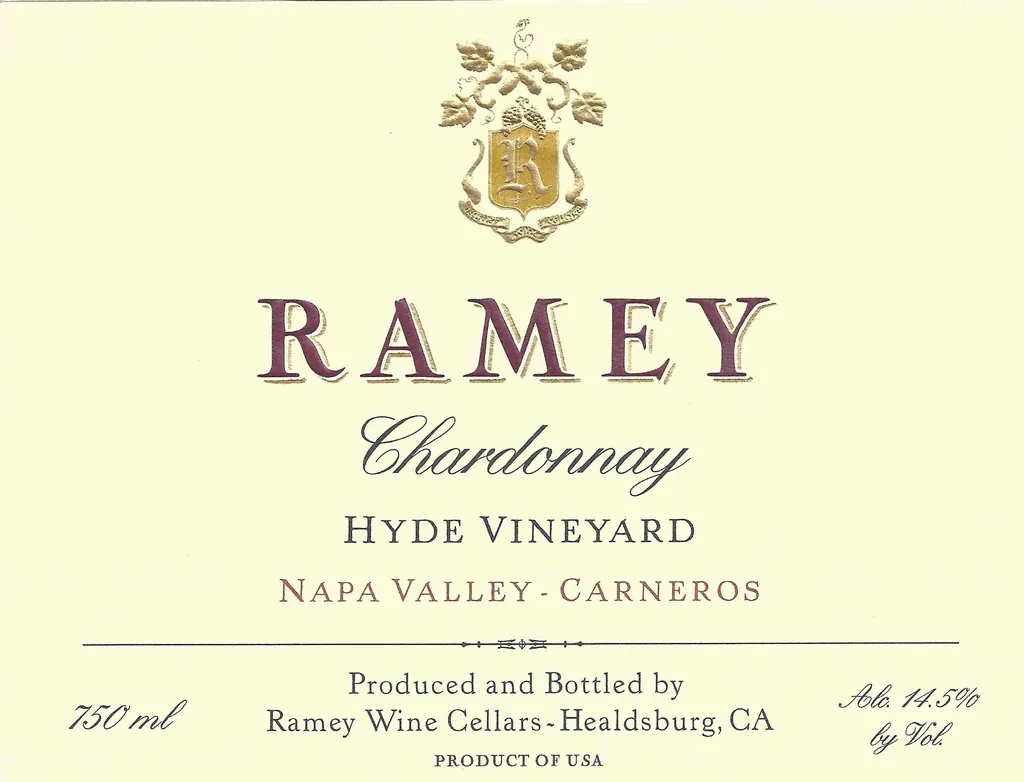 Hyde Vineyard Chardonnay Bottle