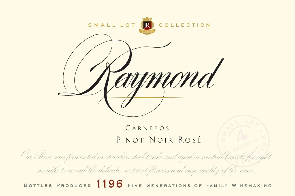 Small Lot Collection Rose Pinot Noir Bottle