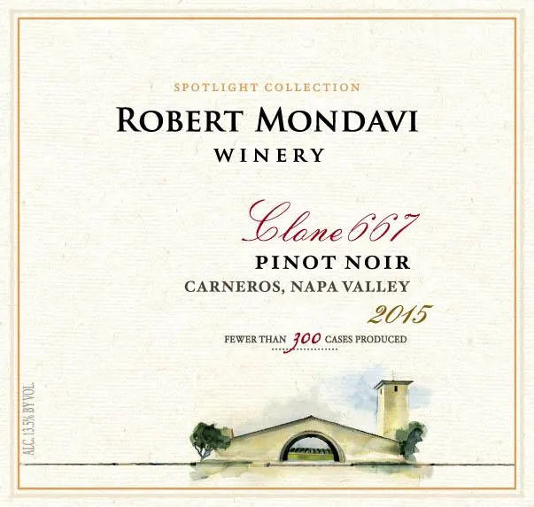 Clone 667 Pinot Noir Bottle