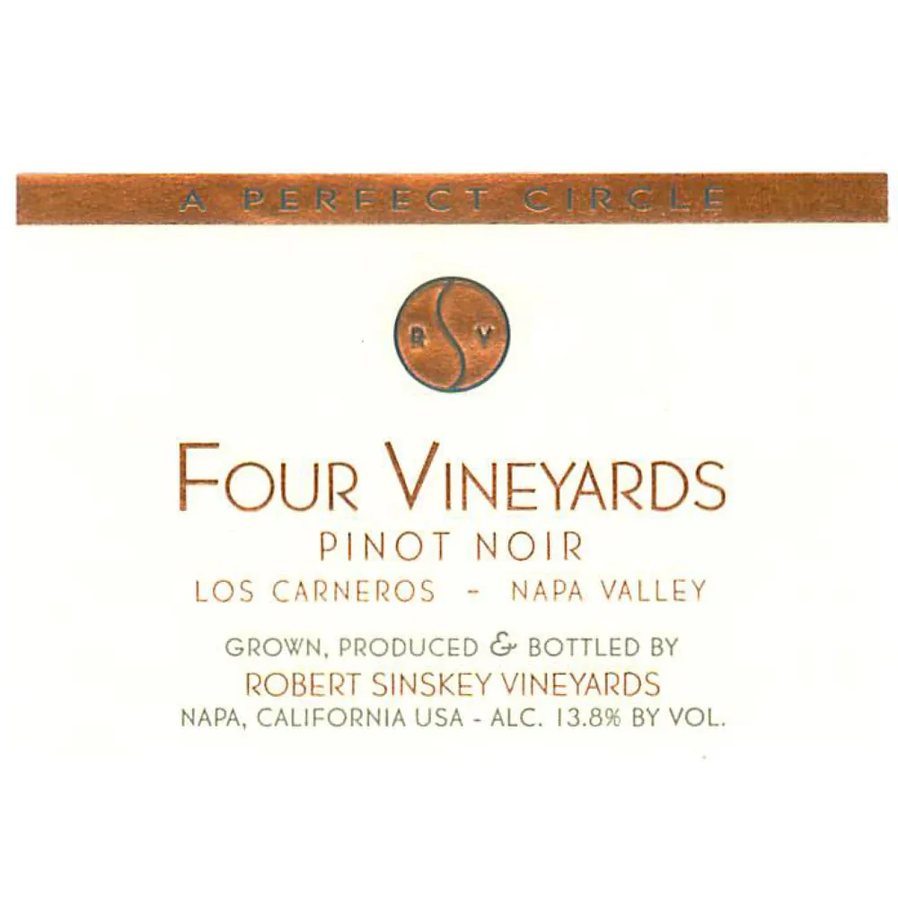 Four Vineyards Pinot Noir Bottle