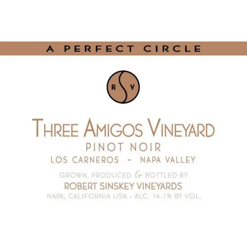 Three Amigos Pinot Noir Bottle