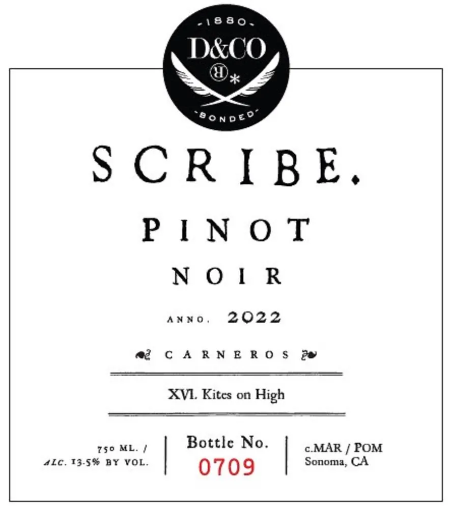 Carneros Pinot Noir Bottle