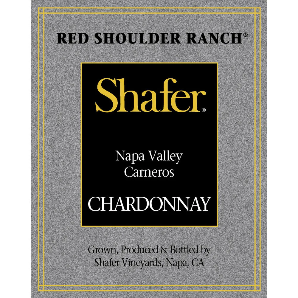 Shafer Red Shoulder Ranch Chardonnay Bottle