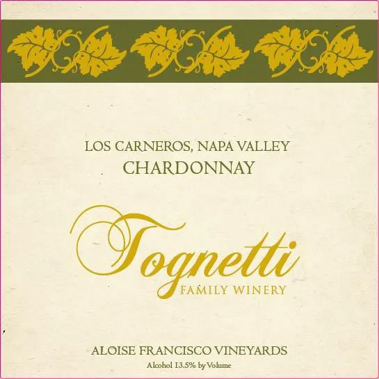 Aloise Francisco Chardonnay Bottle