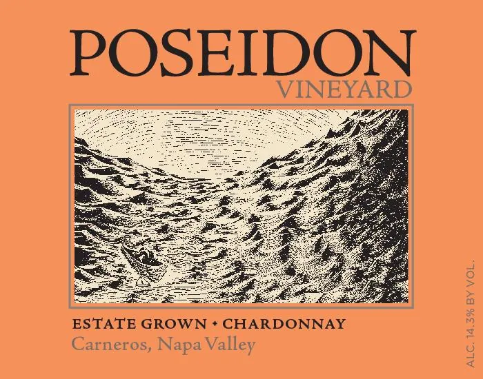 Poseidon Vineyard Estate Chardonnay Bottle