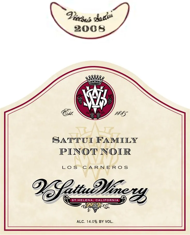 Pinot Noir Bottle