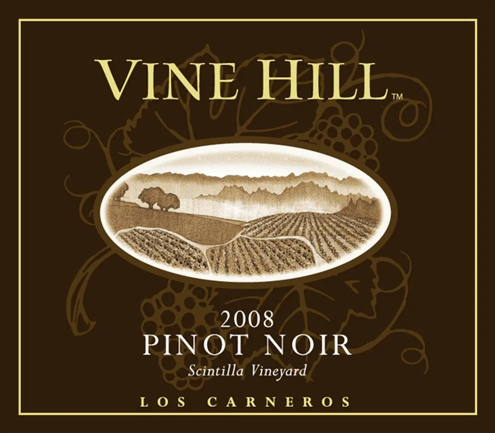 Scintilla Vineyard Pinot Noir Bottle