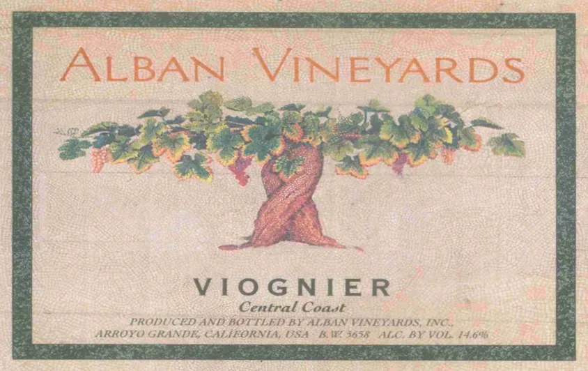 Central Coast Viognier Bottle