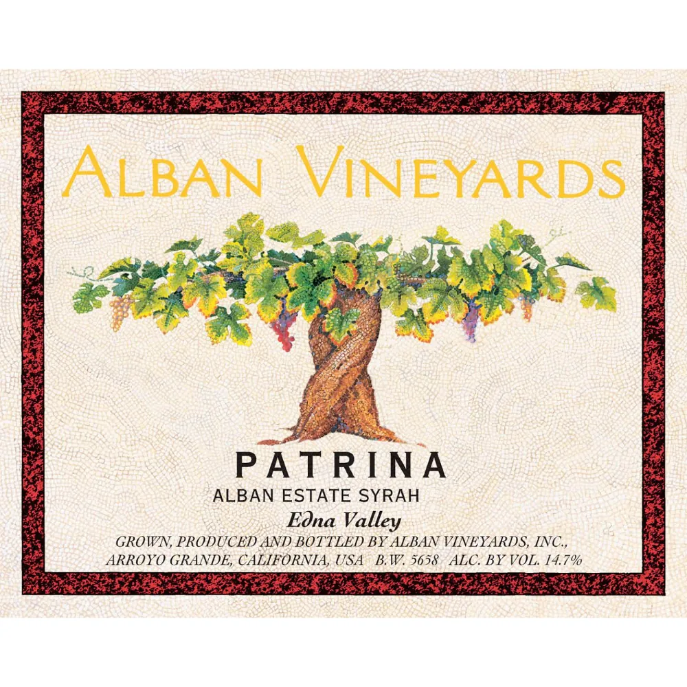 Patrina Estate Syrah Bottle