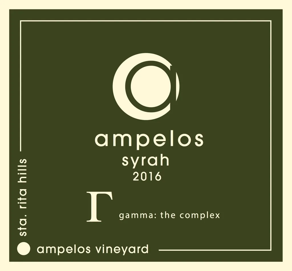 Gamma: The Complex Syrah Bottle