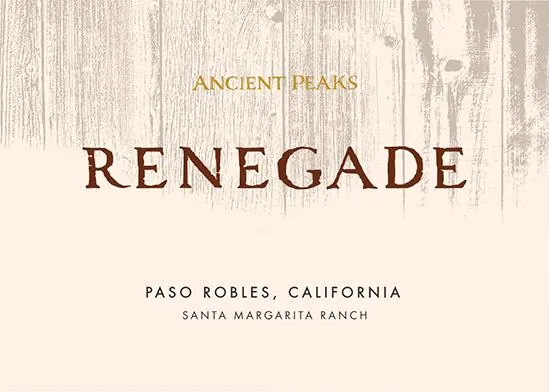 Paso Robles Renegade Bottle