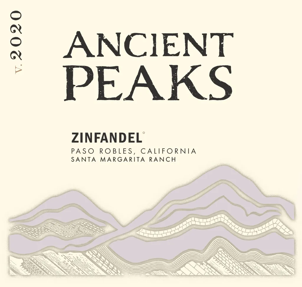 Paso Robles Zinfandel Bottle
