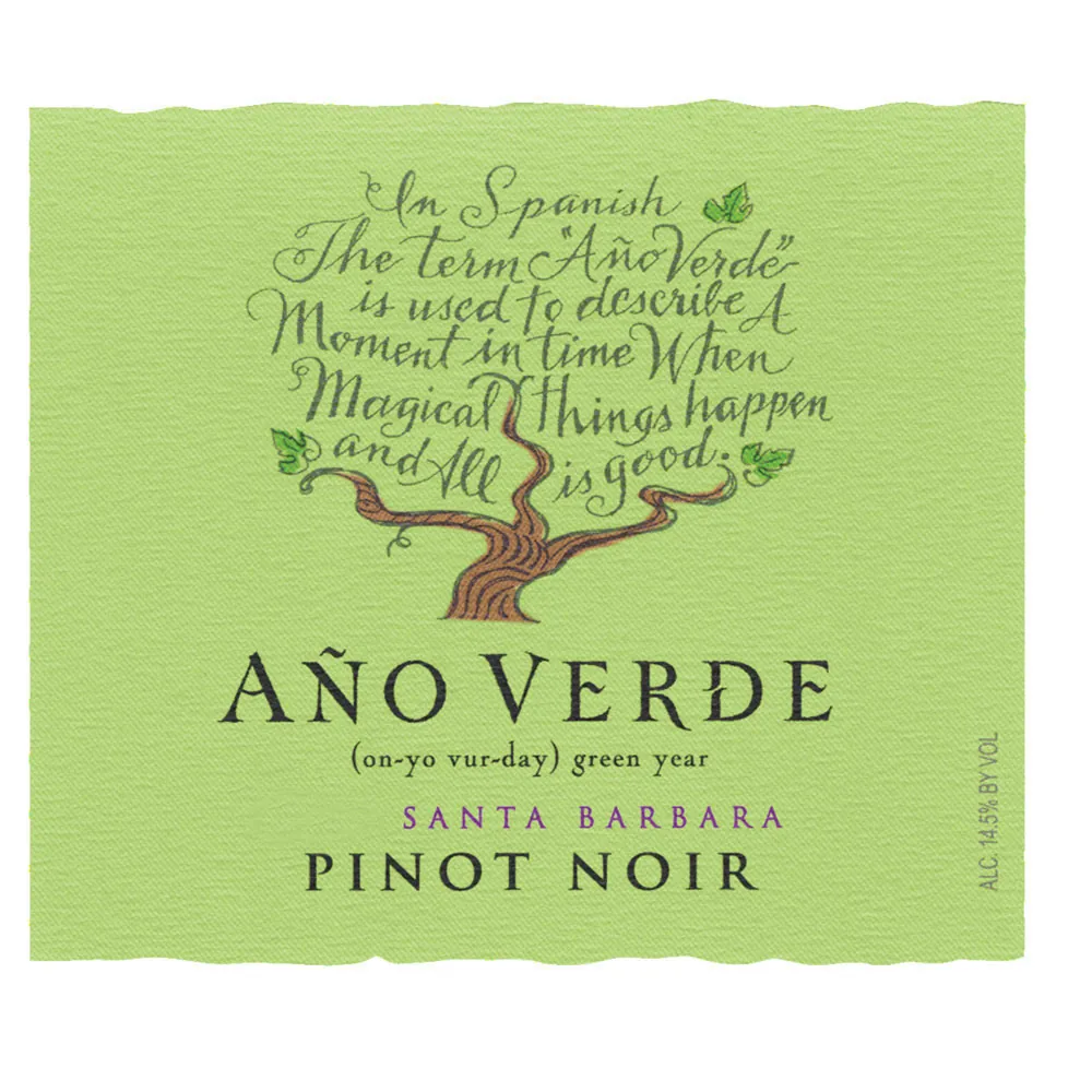 Santa Barbara Pinot Noir Bottle