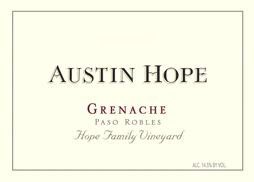 Grenache Bottle