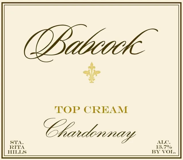 Top Cream Chardonnay Bottle