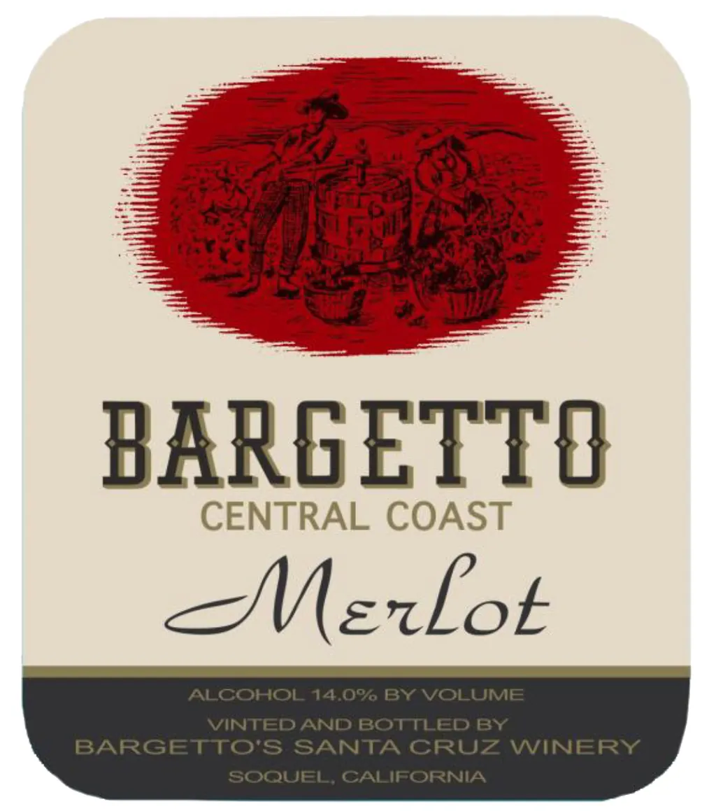 Central Coast Retro Merlot Bottle