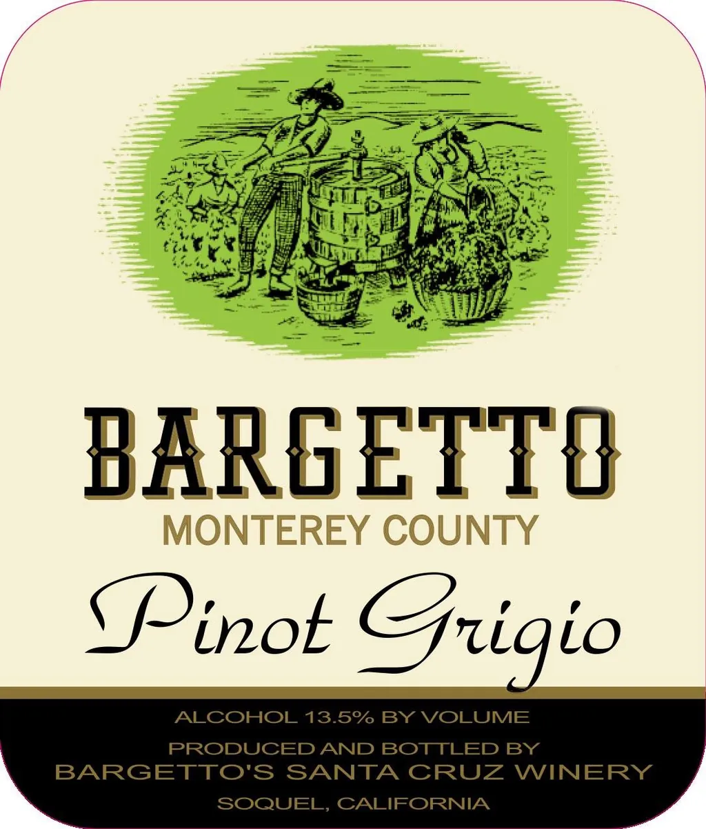 Monterey Retro Pinot Grigio Bottle