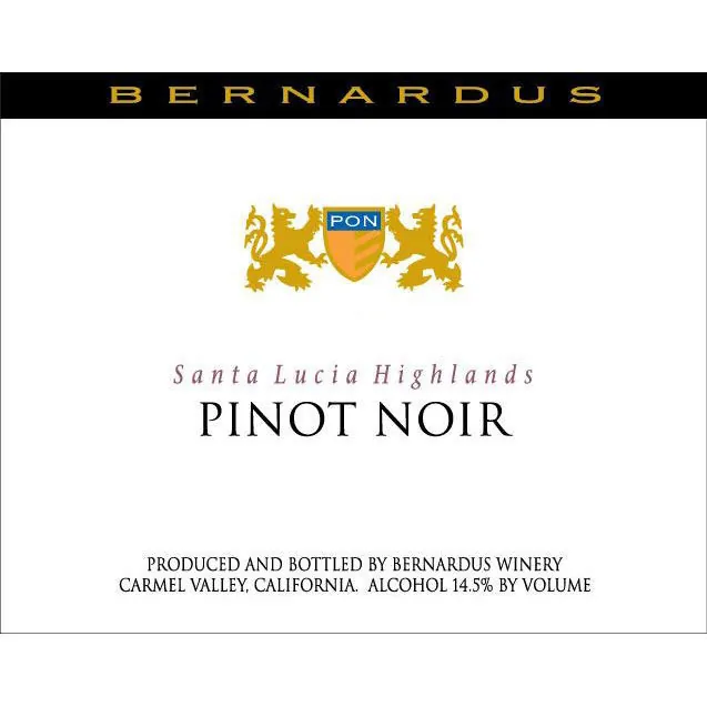 Santa Lucia Highlands Pinot Noir Bottle