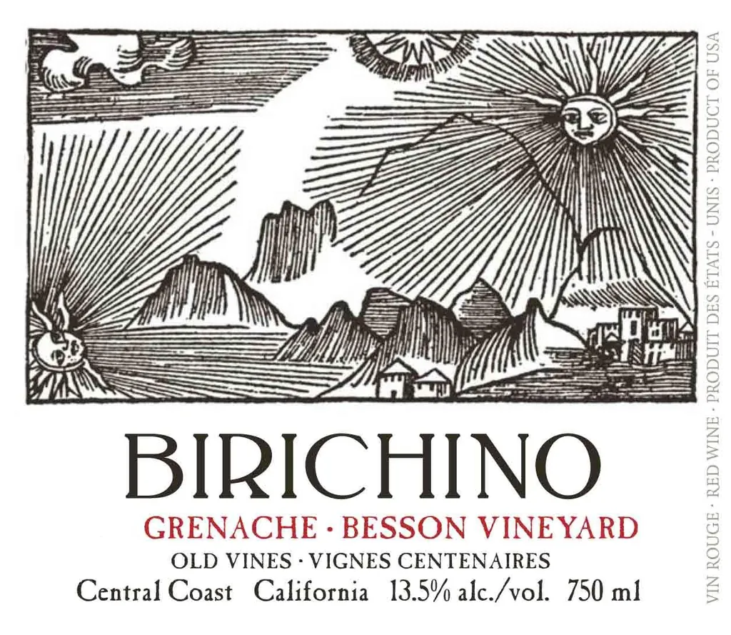 Besson Vineyard Old Vines Grenache Bottle