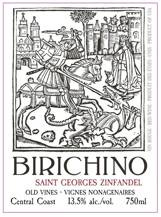 Saint Georges Old Vines Zinfandel Bottle