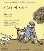 Ca' del Solo Barbera Bottle