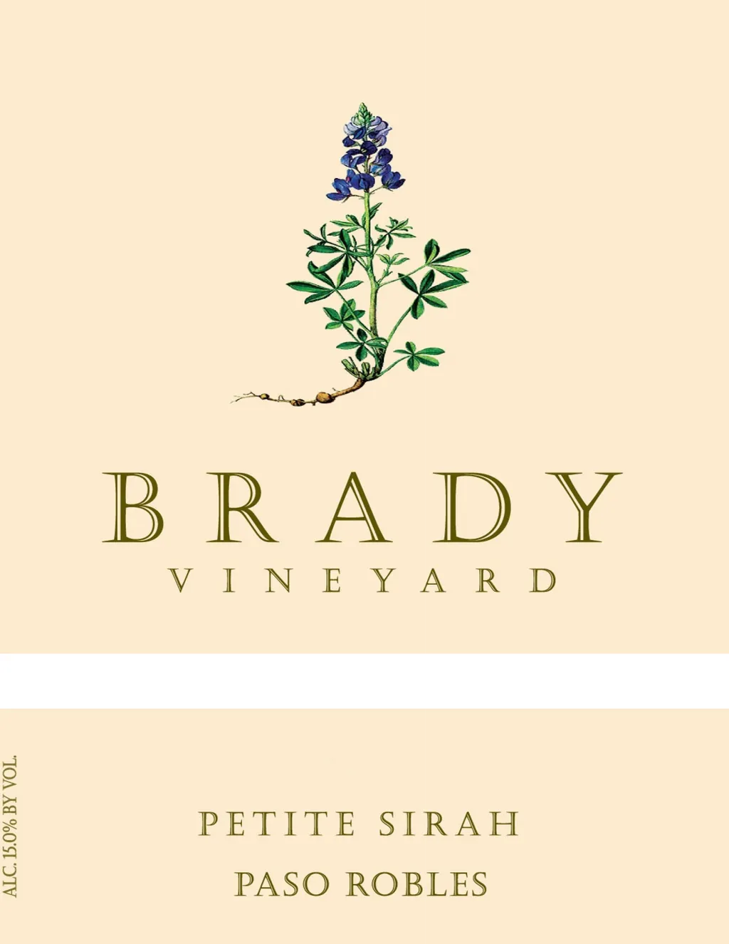 Petite Sirah Bottle