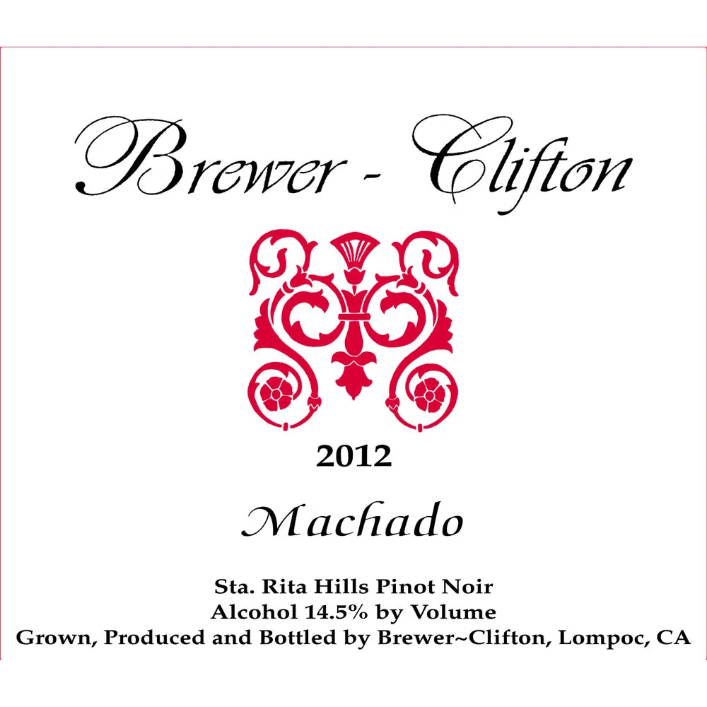 Machado Pinot Noir Bottle