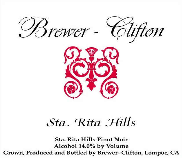 Sta. Rita Hills Pinot Noir Bottle