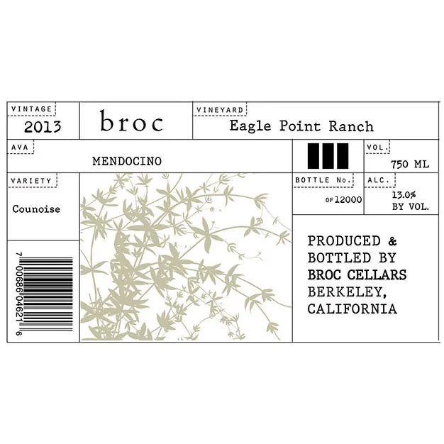 Eaglepoint Ranch Counoise Bottle