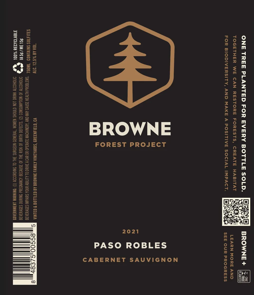 Forest Project Cabernet Sauvignon Bottle
