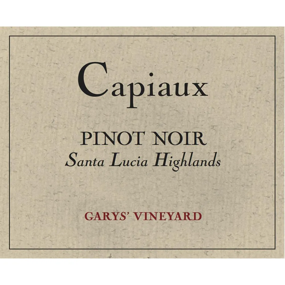 Garys' Vineyard Pinot Noir Bottle