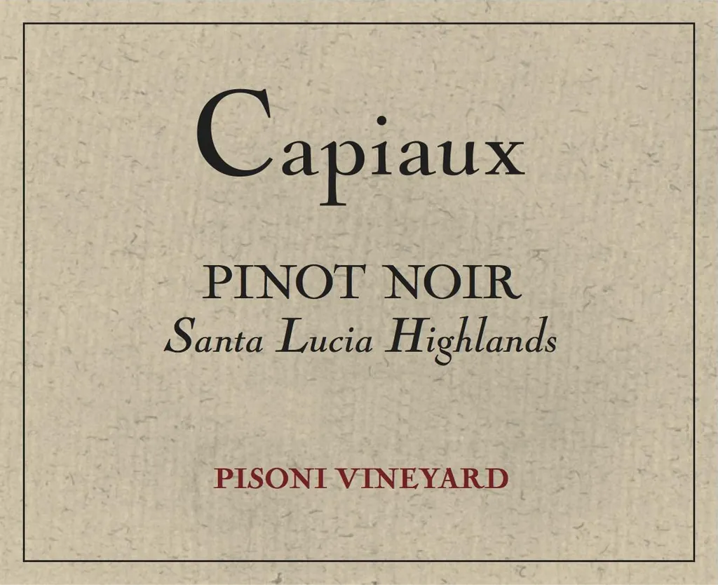 Pisoni Vineyard Pinot Noir Bottle
